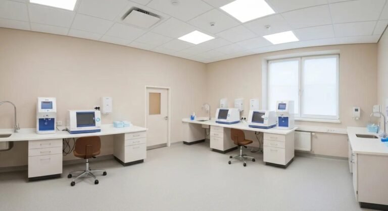 Comfortable and sterile environment for semen analysis test preparation